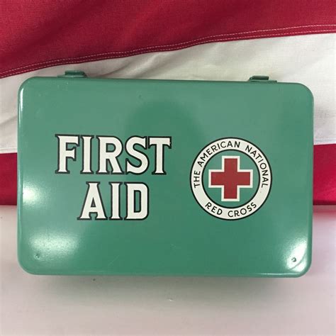 vintage style first aid box